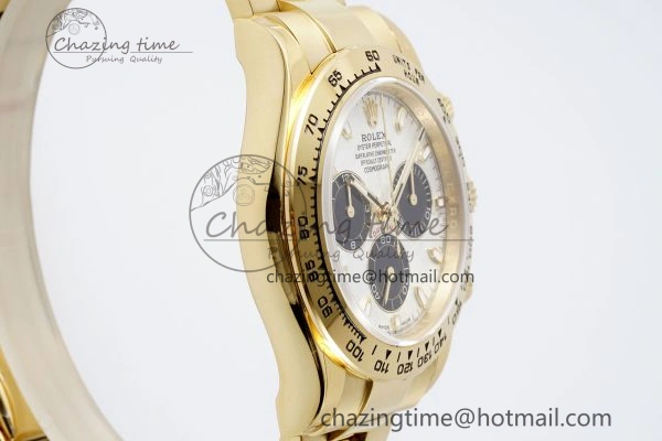 Daytona 116508 QF 1:1 Best Edition Meteorite Dial on YG Bracelet SA4130 V Popular 1759