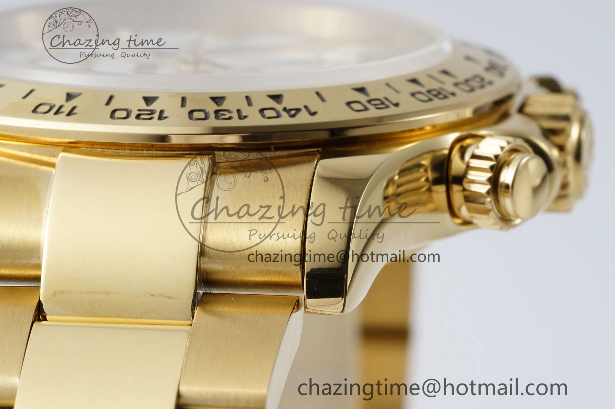 SunProtective Daytona 116508 QF 1:1 Best Edition White Dial on YG Bracelet SA4130 V 1762