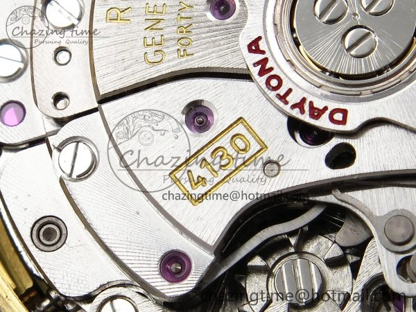Daytona 116508 QF 1:1 Best Edition White Diamonds Dial on YG Bracelet SH4130 V3 (Gain Weight) Unisex 1722