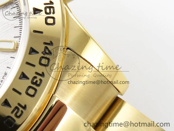 Daytona 116508 QF 1:1 Best Edition White Black Dial on YG Bracelet SH4130 V3 (Gain Weight) QuickDry 1723