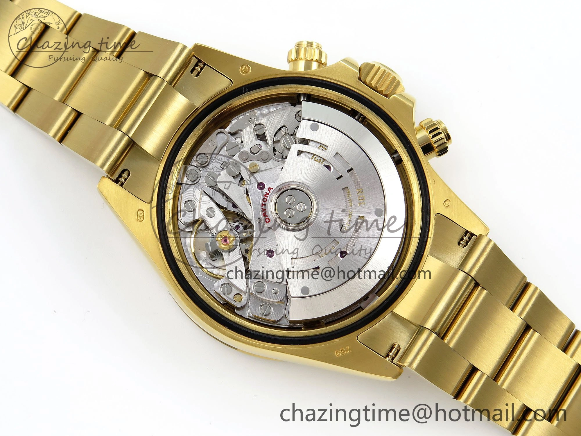 Daytona 116508 QF 1:1 Best Edition White Black Numeral Dial on YG Bracelet SH4130 V3 (Gain Weight) Affordable 1620