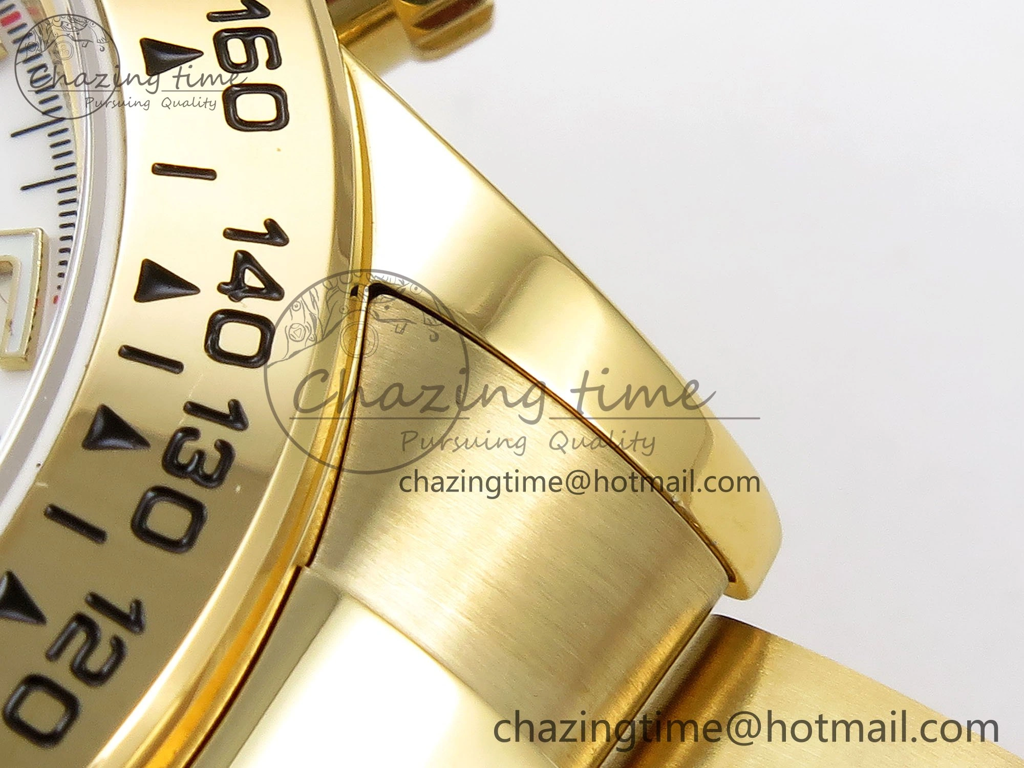Daytona 116508 QF 1:1 Best Edition White Black Numeral Dial on YG Bracelet SH4130 V3 (Gain Weight) Affordable 1620