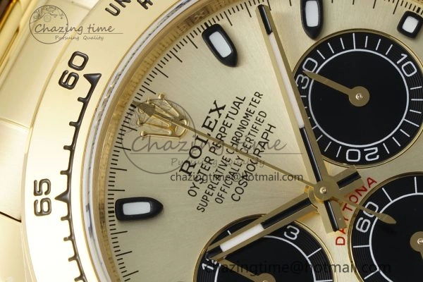 Fashionable Daytona 116508 QF 1:1 Best Edition YG Dial on YG Bracelet SA4130 V 1760