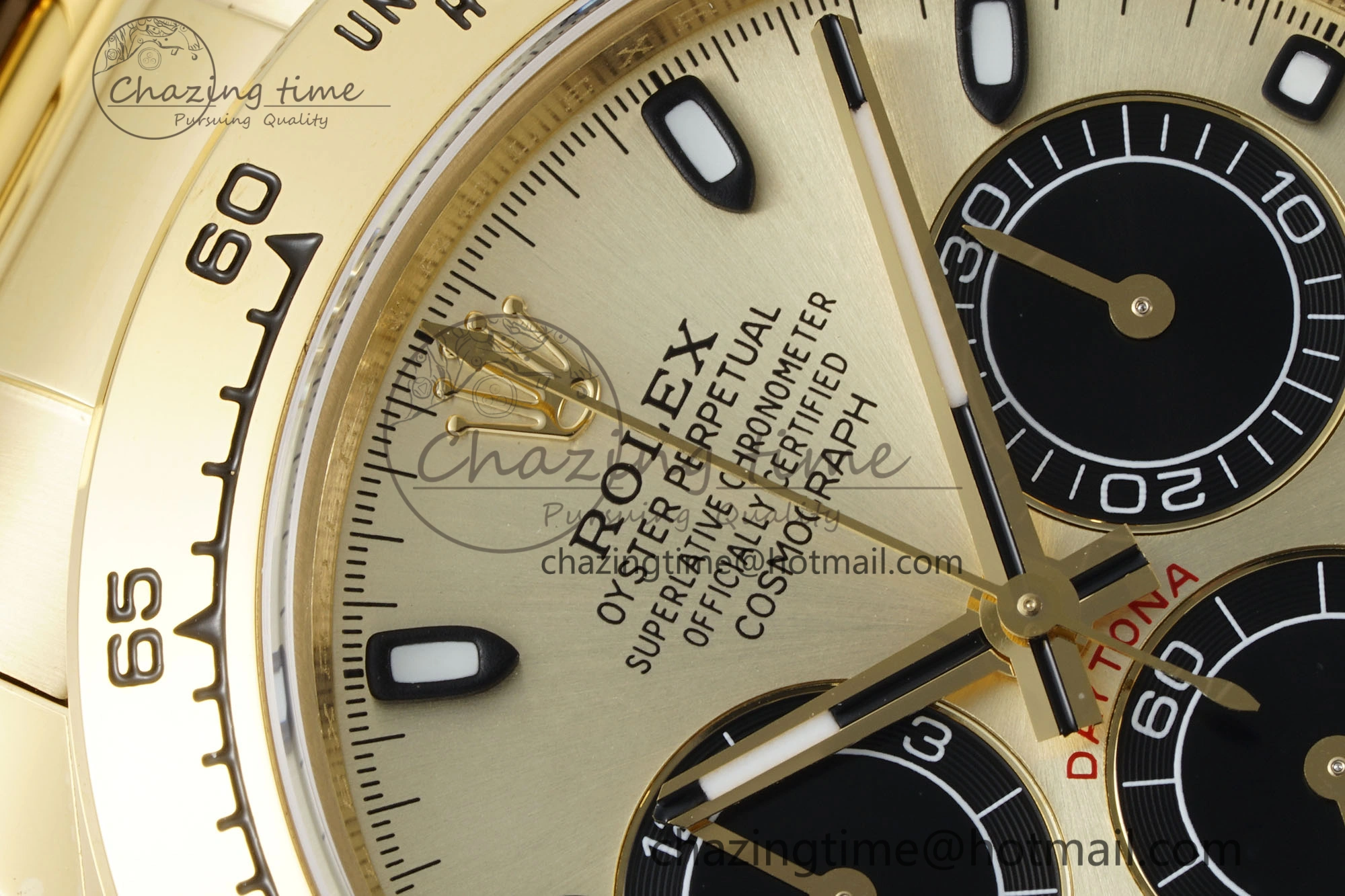Fashionable Daytona 116508 QF 1:1 Best Edition YG Dial on YG Bracelet SA4130 V 1760