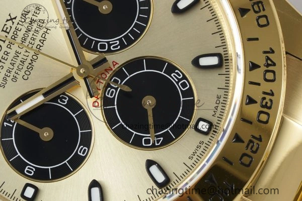 Fashionable Daytona 116508 QF 1:1 Best Edition YG Dial on YG Bracelet SA4130 V 1760