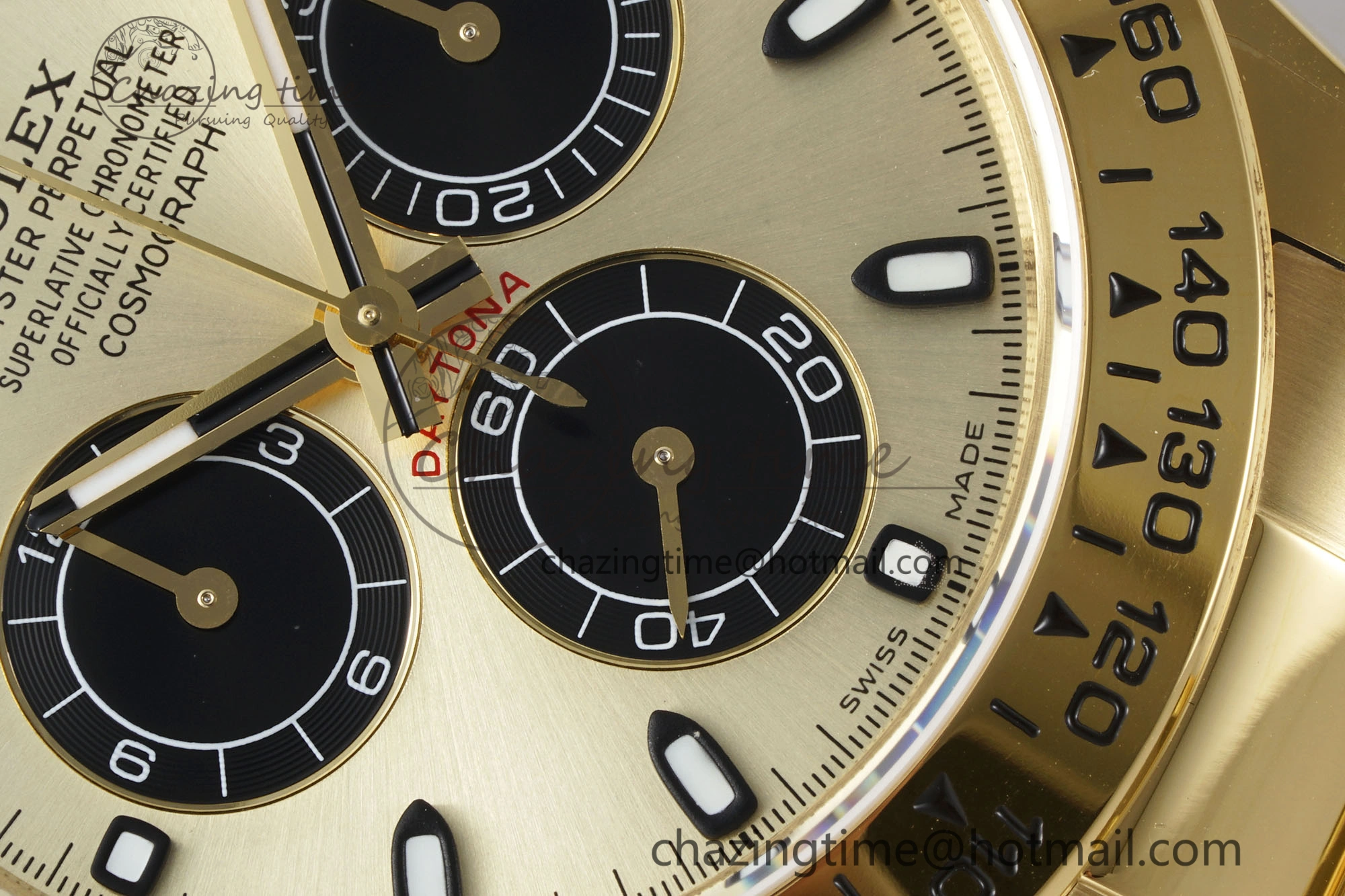 Fashionable Daytona 116508 QF 1:1 Best Edition YG Dial on YG Bracelet SA4130 V 1760