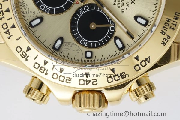 Fashionable Daytona 116508 QF 1:1 Best Edition YG Dial on YG Bracelet SA4130 V 1760