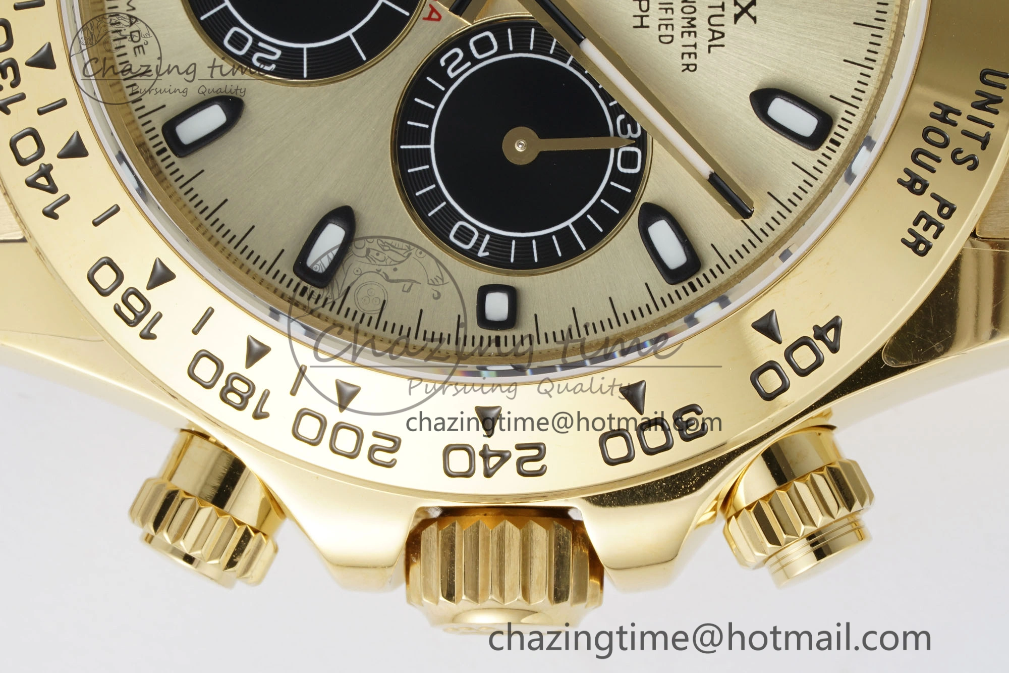 Fashionable Daytona 116508 QF 1:1 Best Edition YG Dial on YG Bracelet SA4130 V 1760
