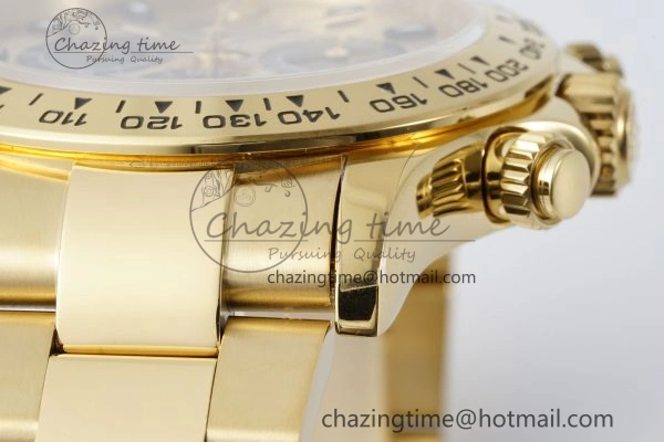 Fashionable Daytona 116508 QF 1:1 Best Edition YG Dial on YG Bracelet SA4130 V 1760
