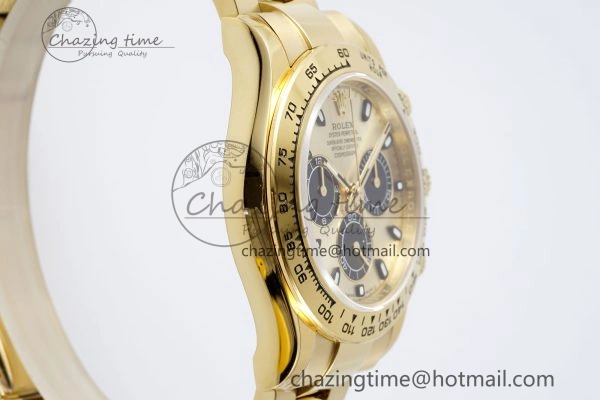 Fashionable Daytona 116508 QF 1:1 Best Edition YG Dial on YG Bracelet SA4130 V 1760