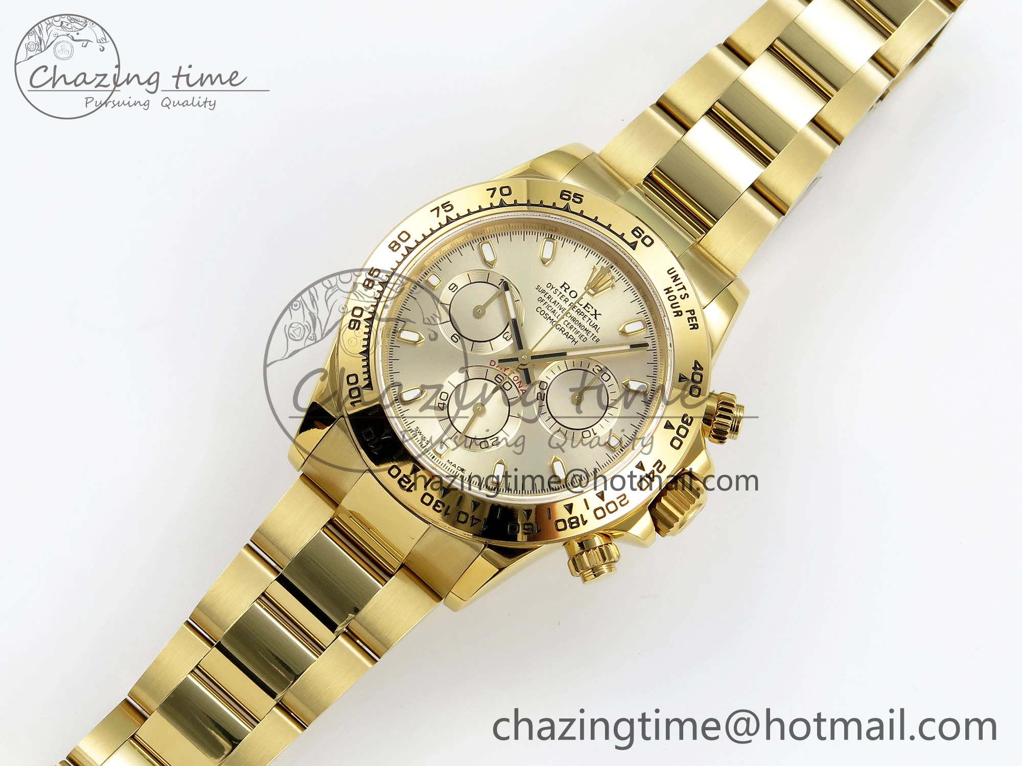 FlexibleFit Daytona 116508 QF 1:1 Best Edition YG Dial on YG Bracelet SH4130 V3 (Gain Weight) 1718