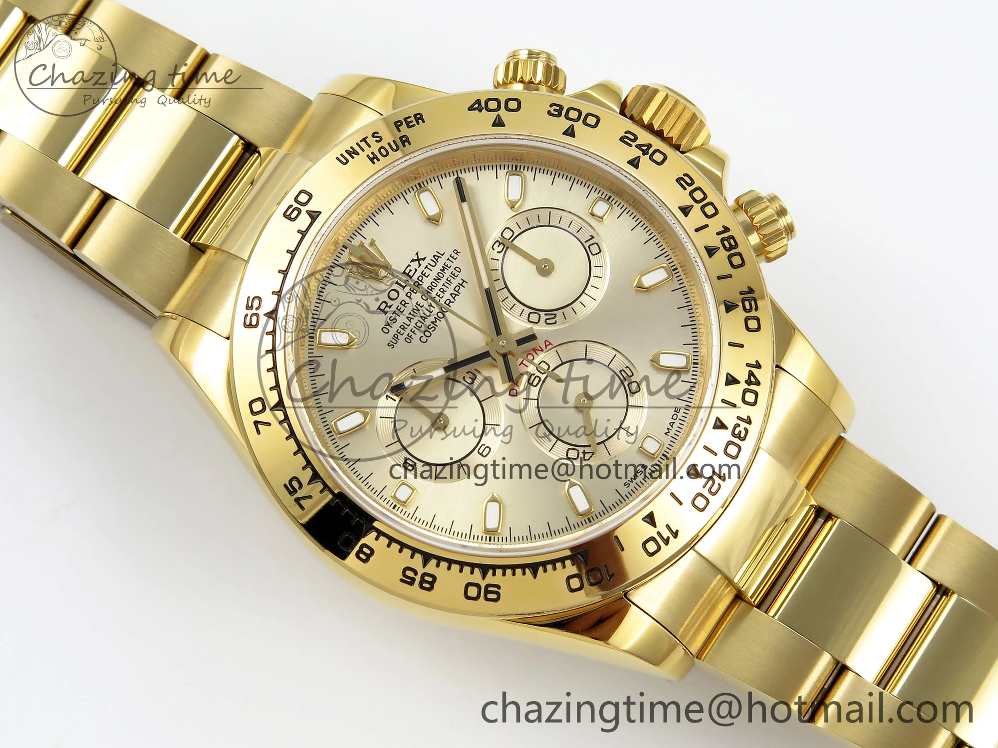 FlexibleFit Daytona 116508 QF 1:1 Best Edition YG Dial on YG Bracelet SH4130 V3 (Gain Weight) 1718