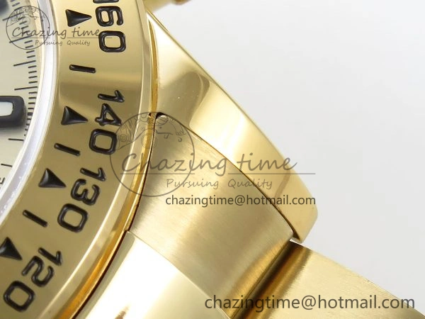Daytona 116508 QF 1:1 Best Edition YG Black Dial on YG Bracelet SH4130 V3 (Gain Weight) Seasonal 1720