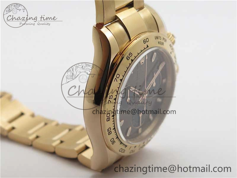 FastDry Daytona 116508 RG Noob 1:1 Best Edition 904L SS Case and Bracelet Brown Dial SA 2703