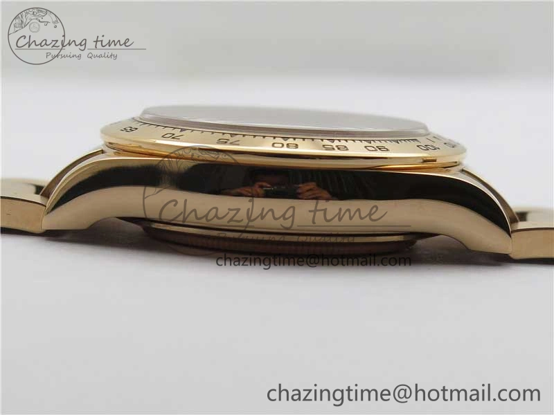 Neat Daytona 116508 RG Noob 1:1 Best Edition 904L SS Case and Bracelet RG Dial Numbers SA 2704