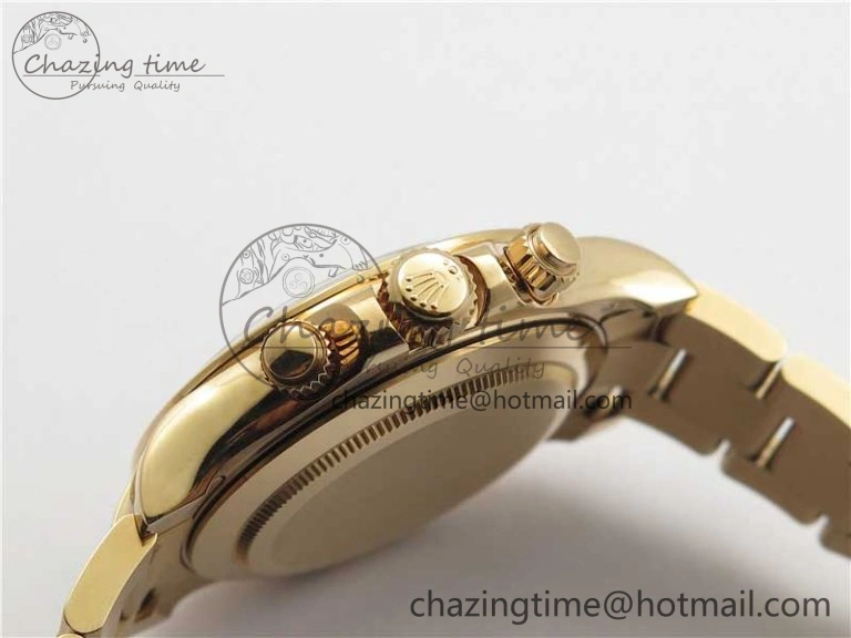 Neat Daytona 116508 RG Noob 1:1 Best Edition 904L SS Case and Bracelet RG Dial Numbers SA 2704