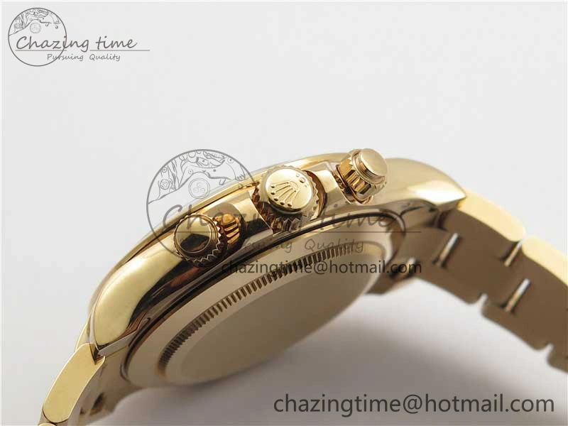 Neat Daytona 116508 RG Noob 1:1 Best Edition 904L SS Case and Bracelet RG Dial Numbers SA 2704