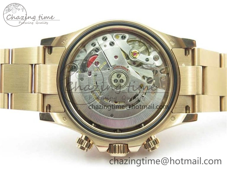 Neat Daytona 116508 RG Noob 1:1 Best Edition 904L SS Case and Bracelet RG Dial Numbers SA 2704