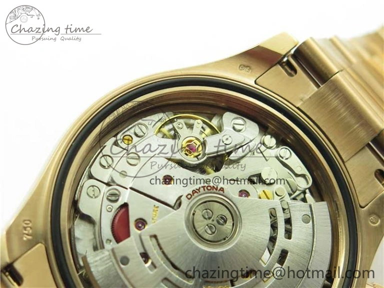 Neat Daytona 116508 RG Noob 1:1 Best Edition 904L SS Case and Bracelet RG Dial Numbers SA 2704