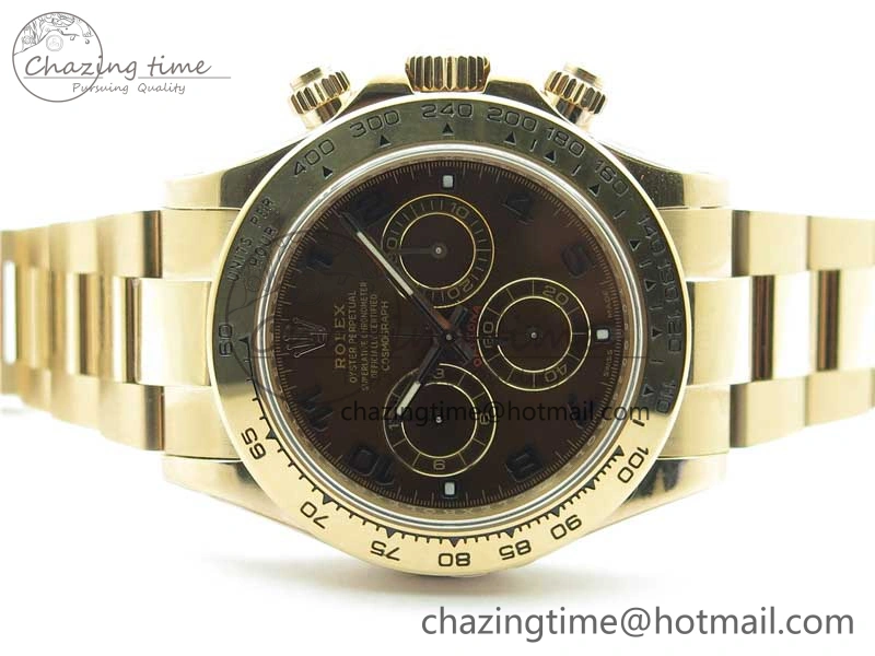 Neat Daytona 116508 RG Noob 1:1 Best Edition 904L SS Case and Bracelet RG Dial Numbers SA 2704