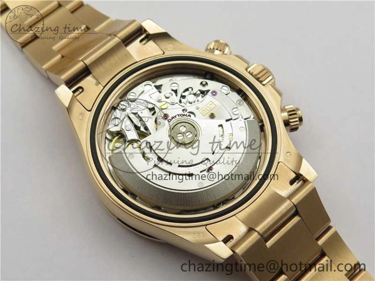 Neat Daytona 116508 RG Noob 1:1 Best Edition 904L SS Case and Bracelet RG Dial Numbers SA 2704