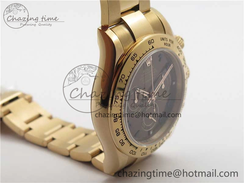 Neat Daytona 116508 RG Noob 1:1 Best Edition 904L SS Case and Bracelet RG Dial Numbers SA 2704