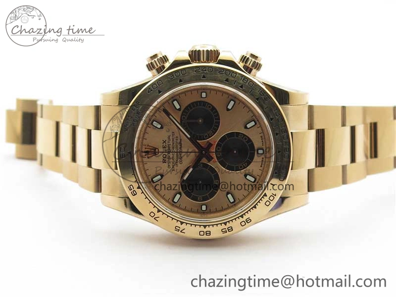 StreetReady Daytona 116508 RG Noob 1:1 Best Edition 904L SS Case and Bracelet RG Dial SA 2705