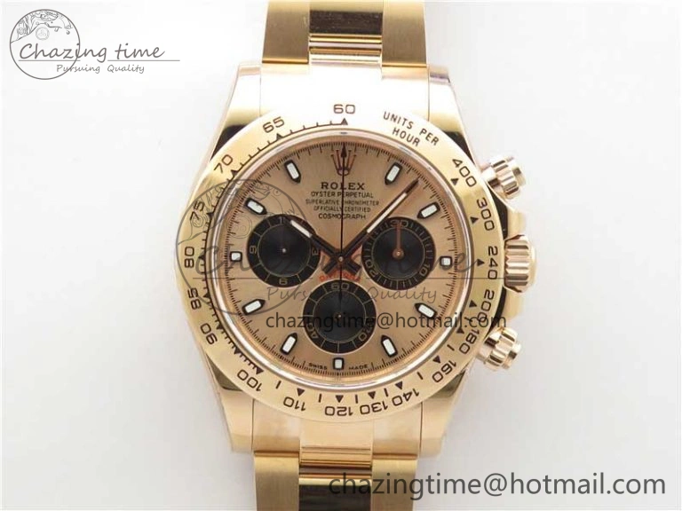 StreetReady Daytona 116508 RG Noob 1:1 Best Edition 904L SS Case and Bracelet RG Dial SA 2705