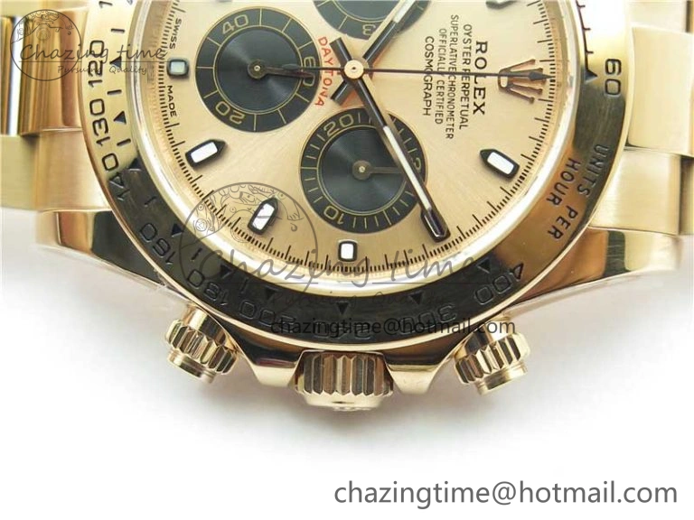 StreetReady Daytona 116508 RG Noob 1:1 Best Edition 904L SS Case and Bracelet RG Dial SA 2705