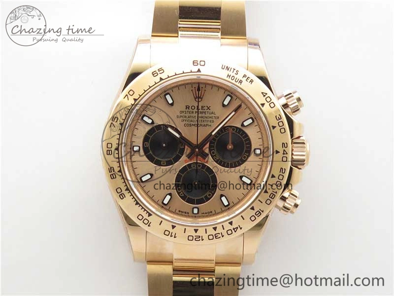 StreetReady Daytona 116508 RG Noob 1:1 Best Edition 904L SS Case and Bracelet RG Dial SA 2705