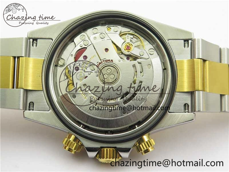 Daytona 116508 SS YG Noob 1:1 Best Edition 904L SS YG Case and Bracelet Black Crystal Dial SA Reliable 2629