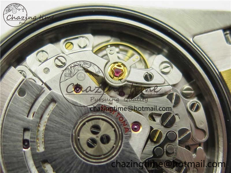 Daytona 116508 SS YG Noob 1:1 Best Edition 904L SS YG Case and Bracelet Black Crystal Dial SA Reliable 2629