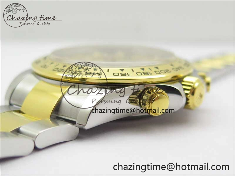 Daytona 116508 SS YG Noob 1:1 Best Edition 904L SS YG Case and Bracelet YG Crystal Dial SA Durable 2631