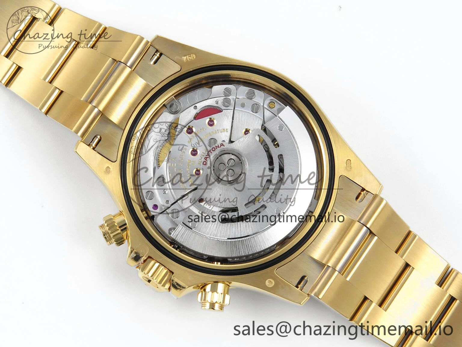 Chic Daytona 116508 VSF 1:1 Best Edition Green Dial Steel 904L on YG Bracelet DD 751
