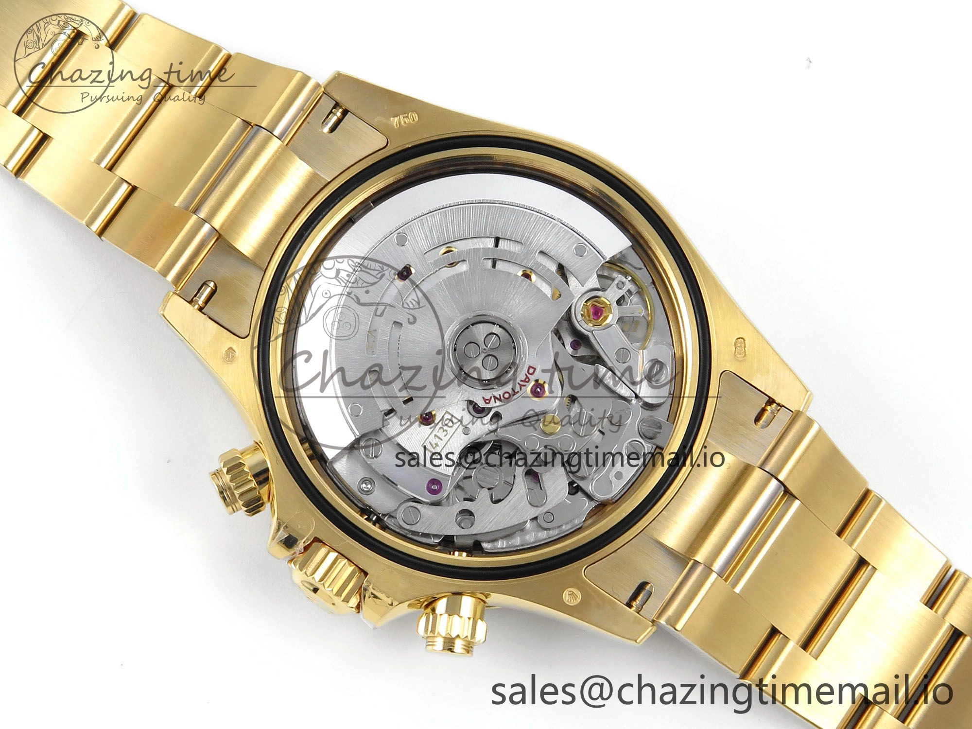 Chic Daytona 116508 VSF 1:1 Best Edition Green Dial Steel 904L on YG Bracelet DD 751