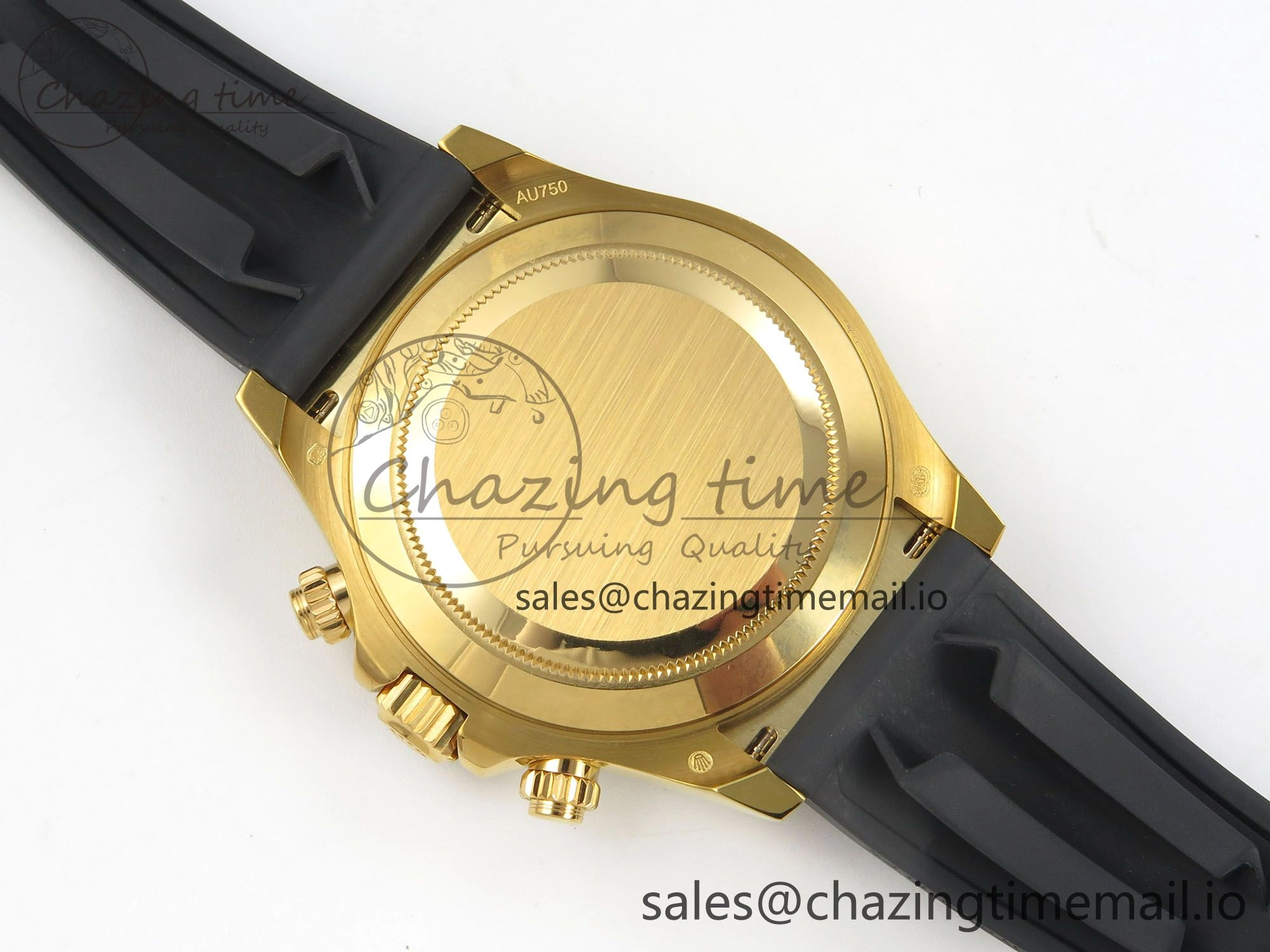 ModernLook Daytona 116508 YG 3CF 1:1 Best Edition Black Bezel Meteorite Dial on Oysterflex Strap SH4130 V2(Mod Version) 10805