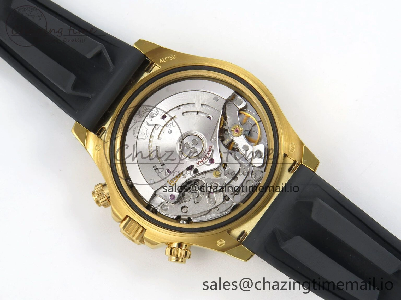 ModernLook Daytona 116508 YG 3CF 1:1 Best Edition Black Bezel Meteorite Dial on Oysterflex Strap SH4130 V2(Mod Version) 10805