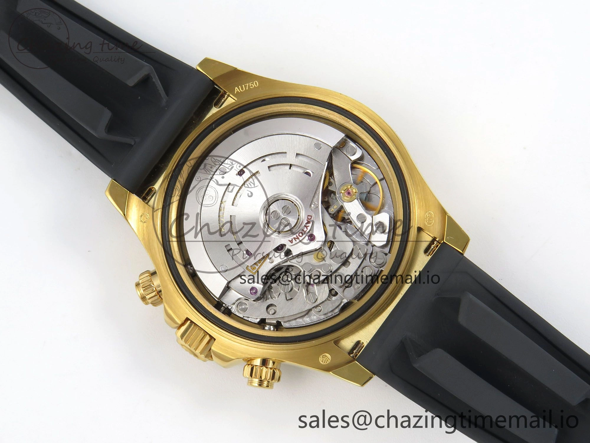 ModernLook Daytona 116508 YG 3CF 1:1 Best Edition Black Bezel Meteorite Dial on Oysterflex Strap SH4130 V2(Mod Version) 10805