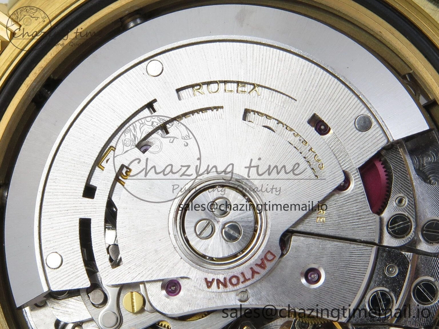 ModernLook Daytona 116508 YG 3CF 1:1 Best Edition Black Bezel Meteorite Dial on Oysterflex Strap SH4130 V2(Mod Version) 10805