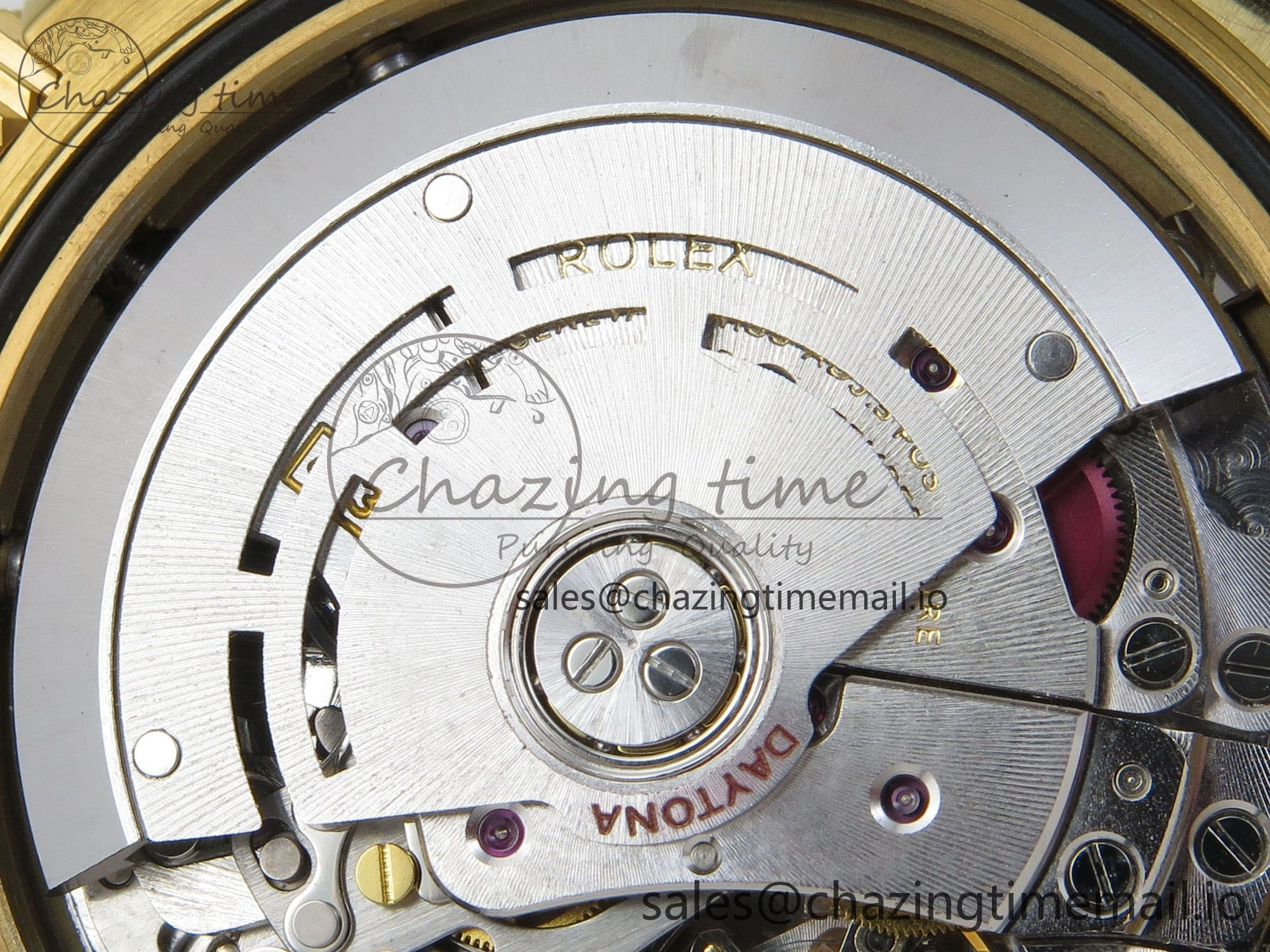 ModernLook Daytona 116508 YG 3CF 1:1 Best Edition Black Bezel Meteorite Dial on Oysterflex Strap SH4130 V2(Mod Version) 10805