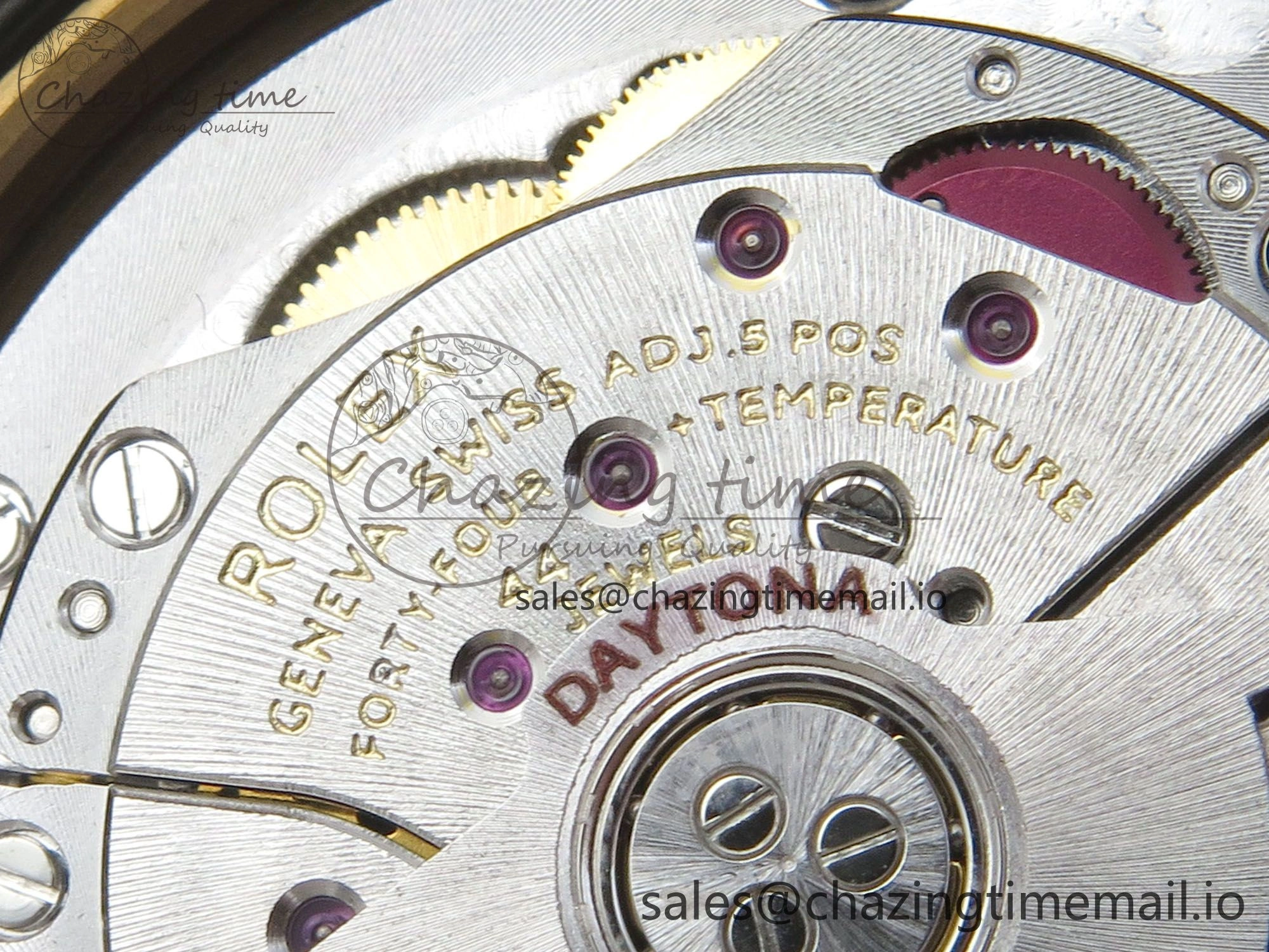 ModernLook Daytona 116508 YG 3CF 1:1 Best Edition Black Bezel Meteorite Dial on Oysterflex Strap SH4130 V2(Mod Version) 10805