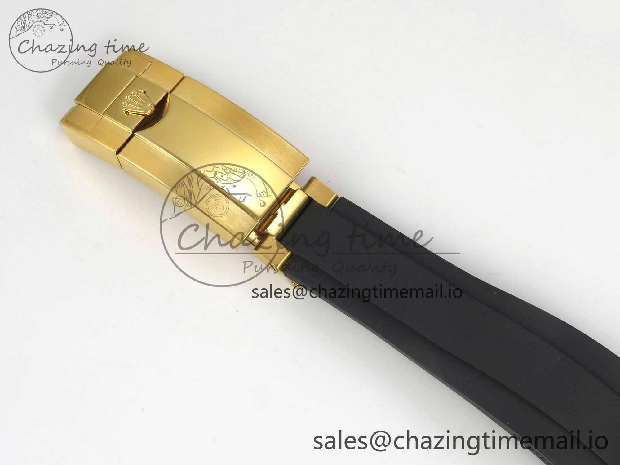 ModernLook Daytona 116508 YG 3CF 1:1 Best Edition Black Bezel Meteorite Dial on Oysterflex Strap SH4130 V2(Mod Version) 10805