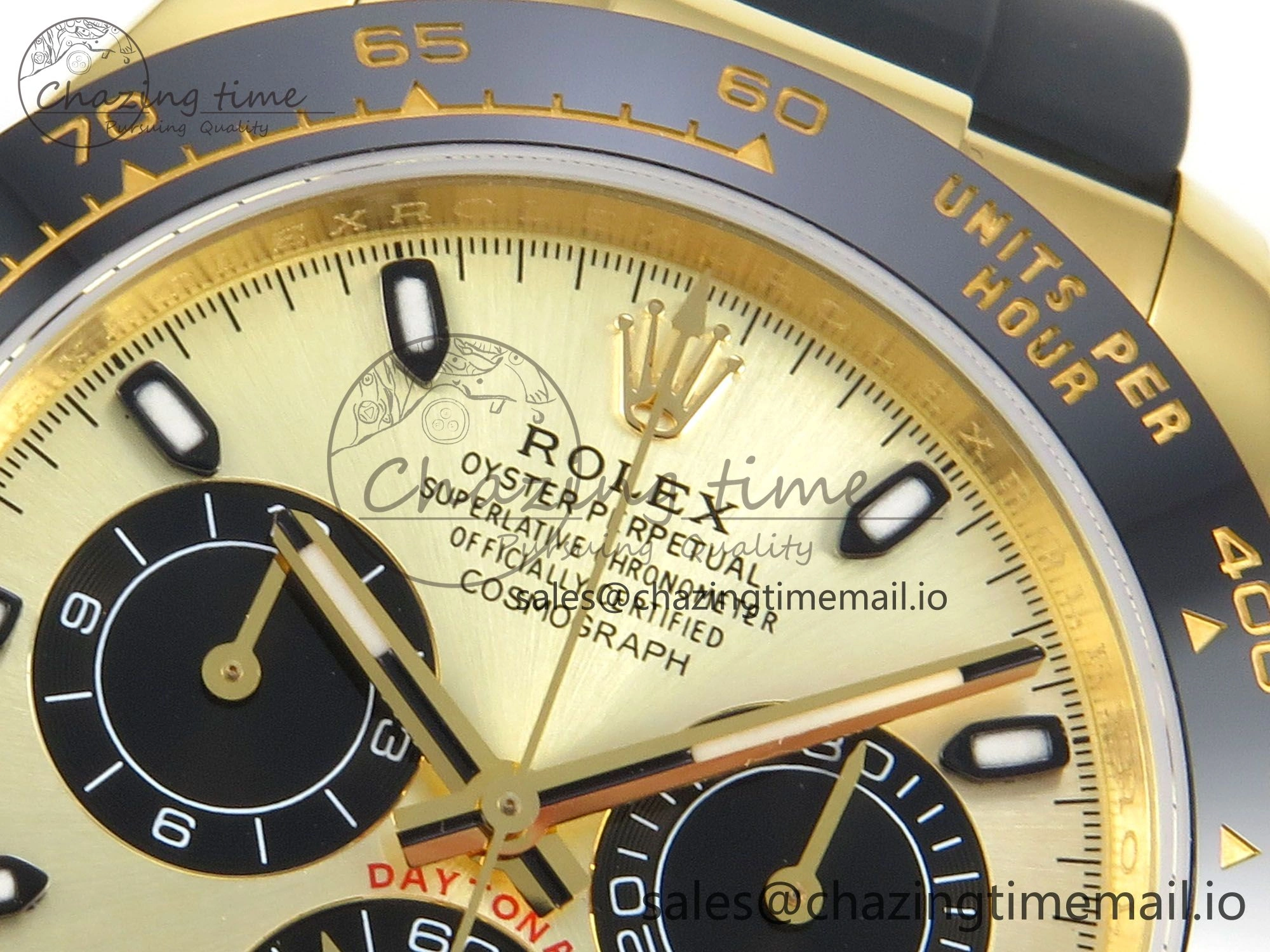 Daytona 116508 YG 3CF 1:1 Best Edition Black Bezel YG Black Dial on Oysterflex Strap SH4130 V2(Mod Version) Sustainable 148