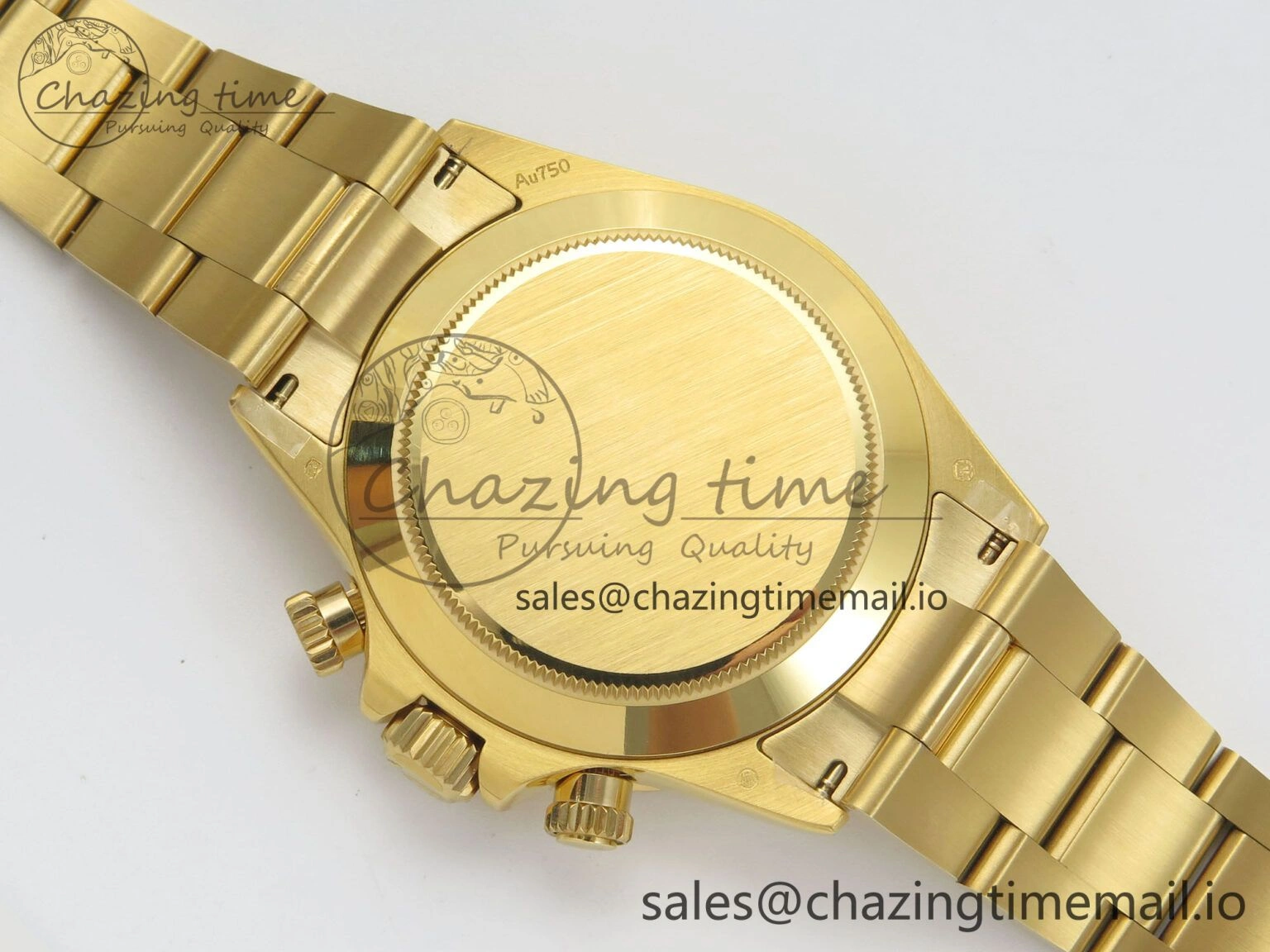 Original Daytona 116508 YG 3CF 1:1 Best Edition YG Bezel Green Dial on YG Bracelet SH4130 V2(Mod Version) 10817