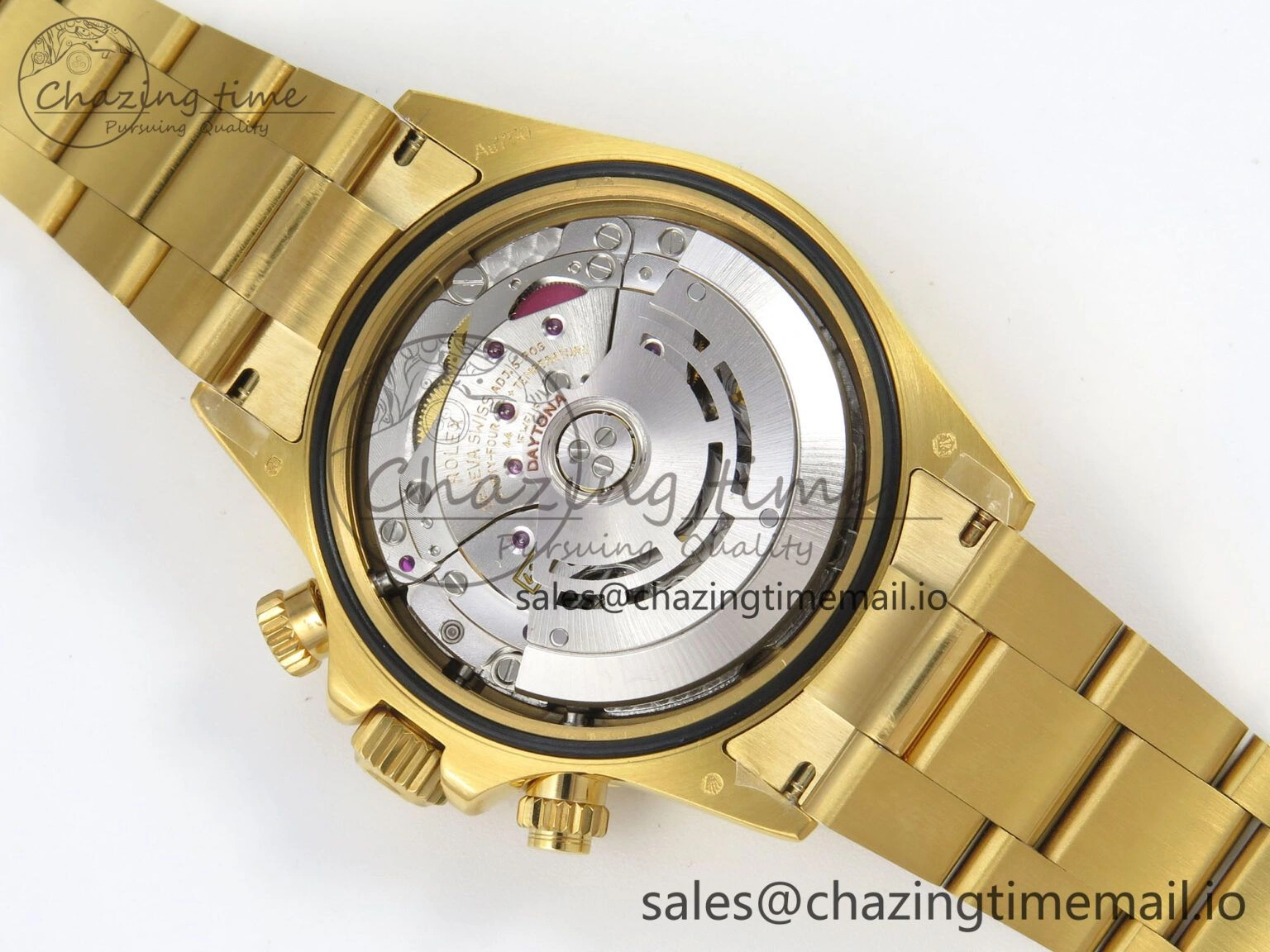 Original Daytona 116508 YG 3CF 1:1 Best Edition YG Bezel Green Dial on YG Bracelet SH4130 V2(Mod Version) 10817