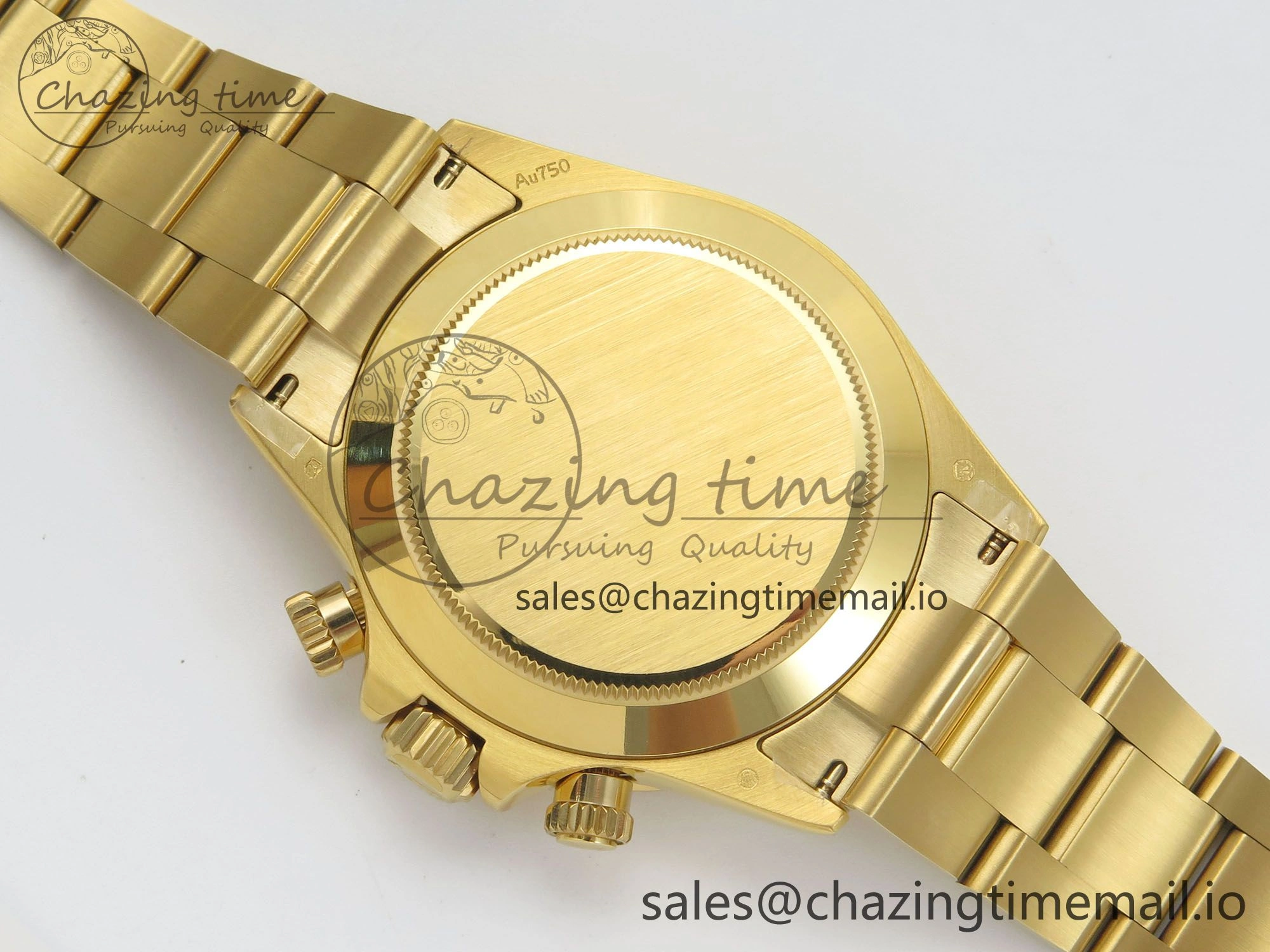 Daytona 116508 YG 3CF 1:1 Best Edition YG Bezel Meteorite Dial on YG Bracelet SH4130 V2(Mod Version) FlexibleFit 10819