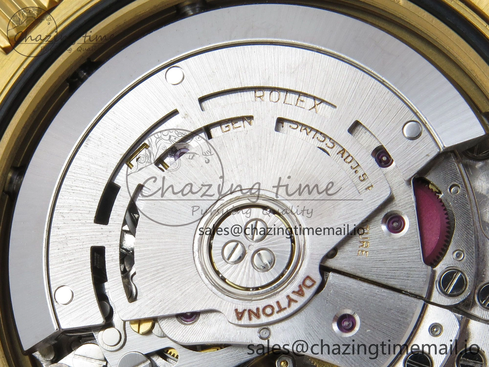 Daytona 116508 YG 3CF 1:1 Best Edition YG Bezel Meteorite Dial on YG Bracelet SH4130 V2(Mod Version) FlexibleFit 10819