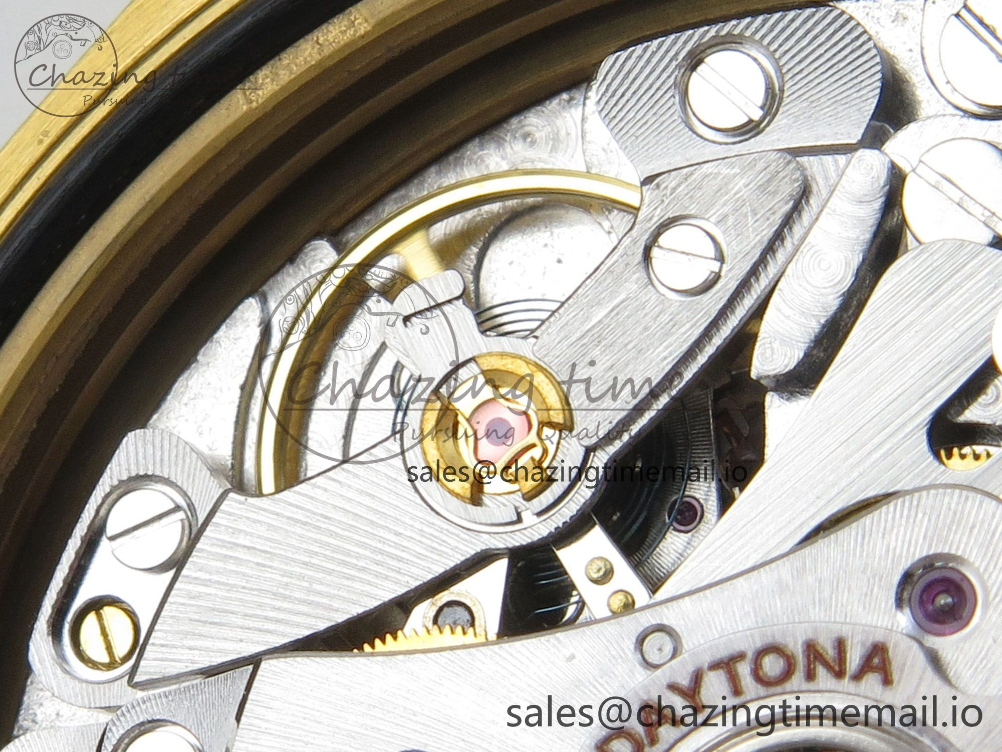 Daytona 116508 YG 3CF 1:1 Best Edition YG Bezel Meteorite Dial on YG Bracelet SH4130 V2(Mod Version) FlexibleFit 10819