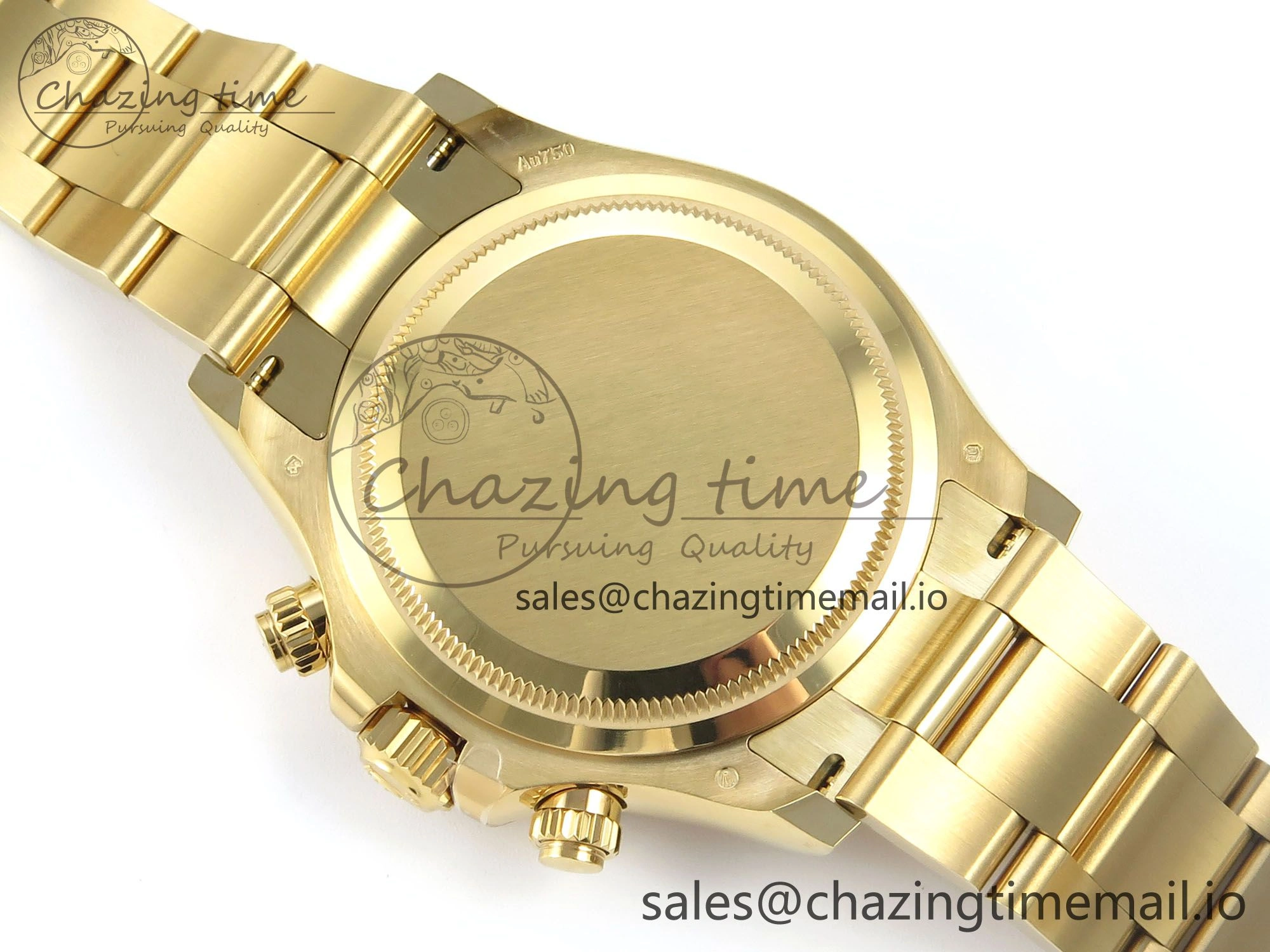 WaterResistant Daytona 116508 YG EWEF 1:1 Best Edition 904L Steel YG Bezel Green Dial on YG Bracelet SH 350