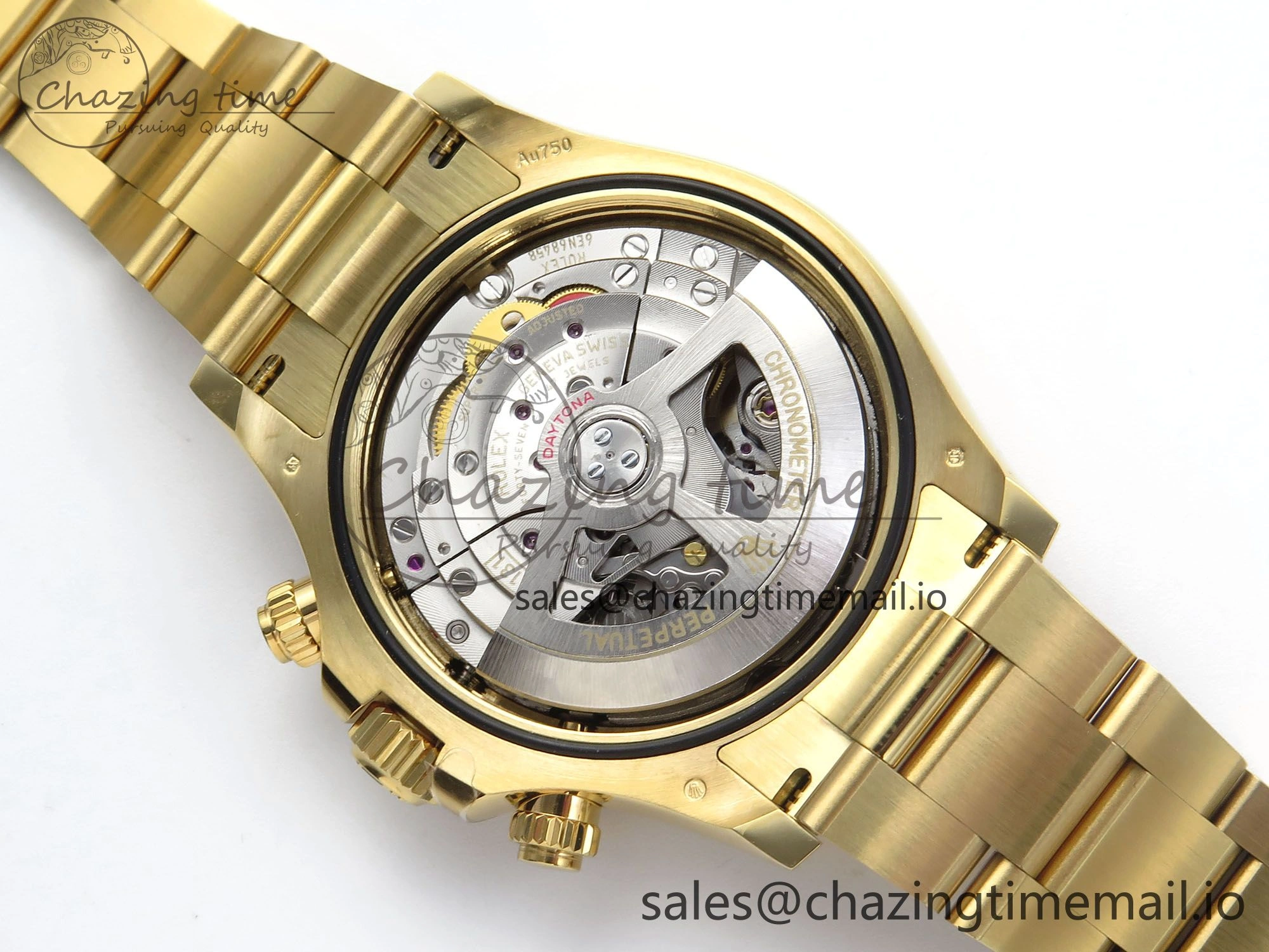 WaterResistant Daytona 116508 YG EWEF 1:1 Best Edition 904L Steel YG Bezel Green Dial on YG Bracelet SH 350